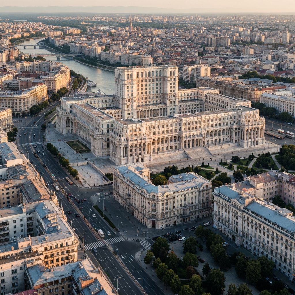 Bucharest skyline