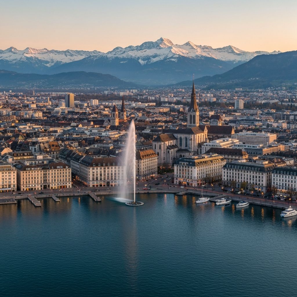 Geneva skyline