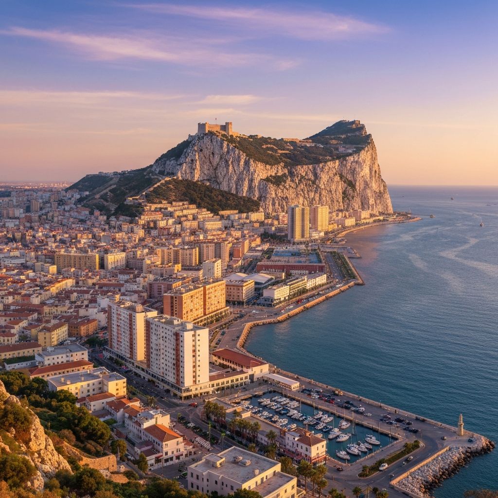 Gibraltar skyline