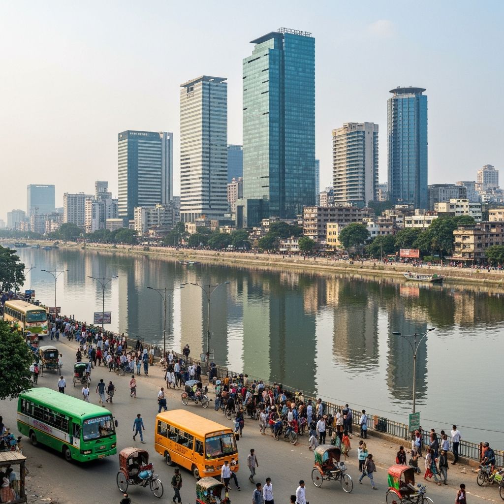 Dhaka skyline