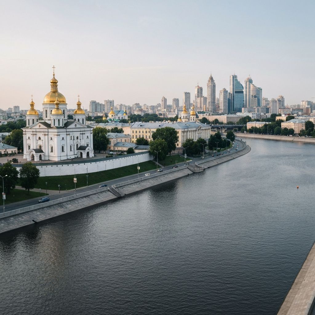 Kyiv skyline