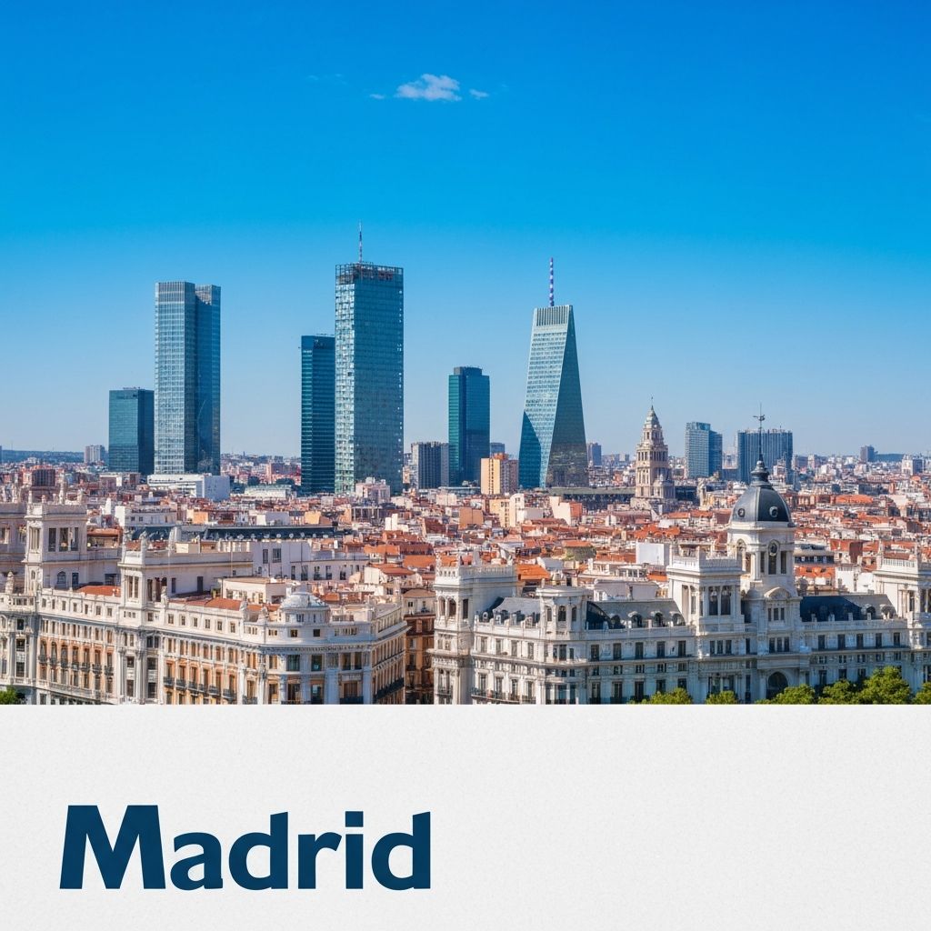 Madrid skyline