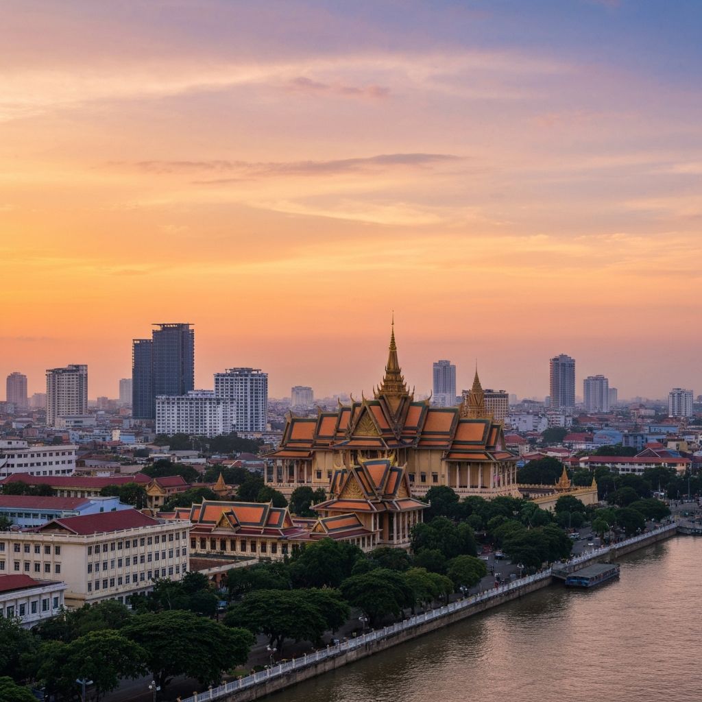 Phnom Penh skyline