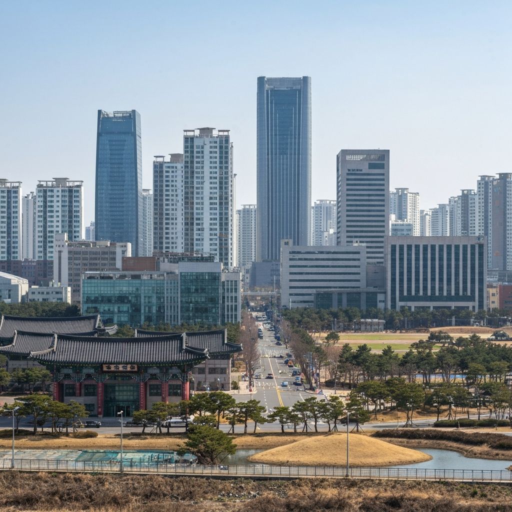 Pyeongtaek skyline