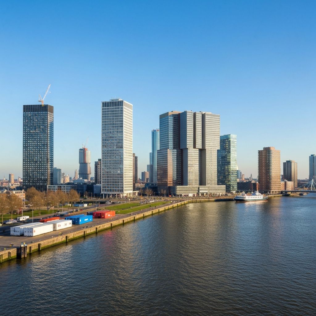 Rotterdam skyline