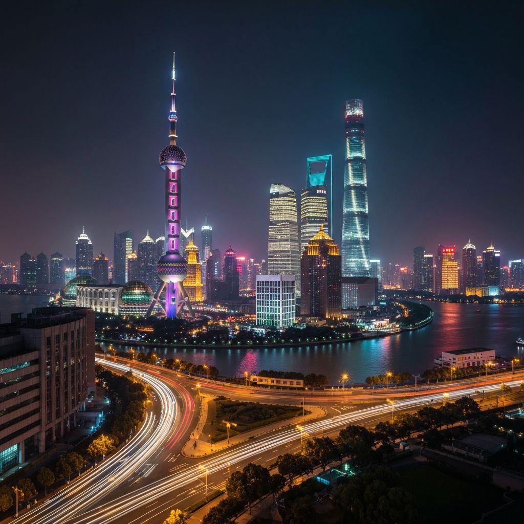Shanghai skyline